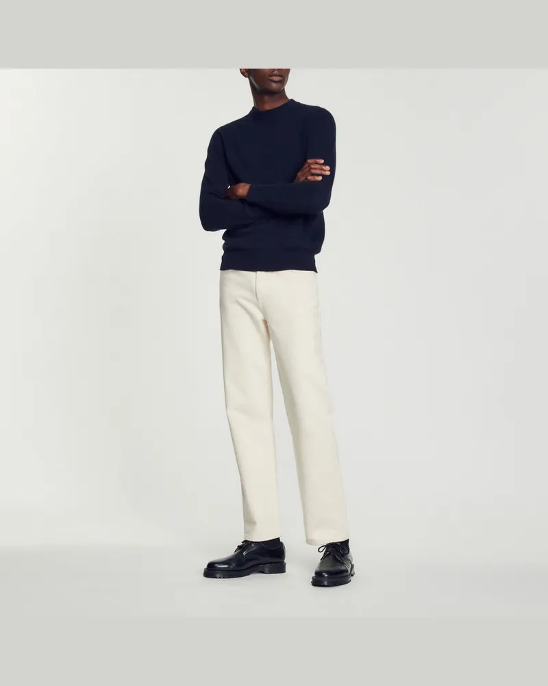 Sandro Pullover aus Merinowolle Marine