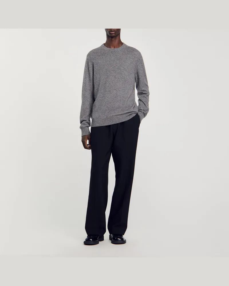 Sandro Pullover aus Kaschmir Grau