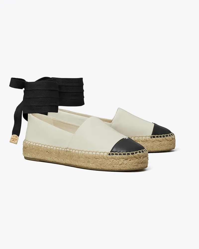 Tory Burch Damen Espadrille mit Zehenkappe Light