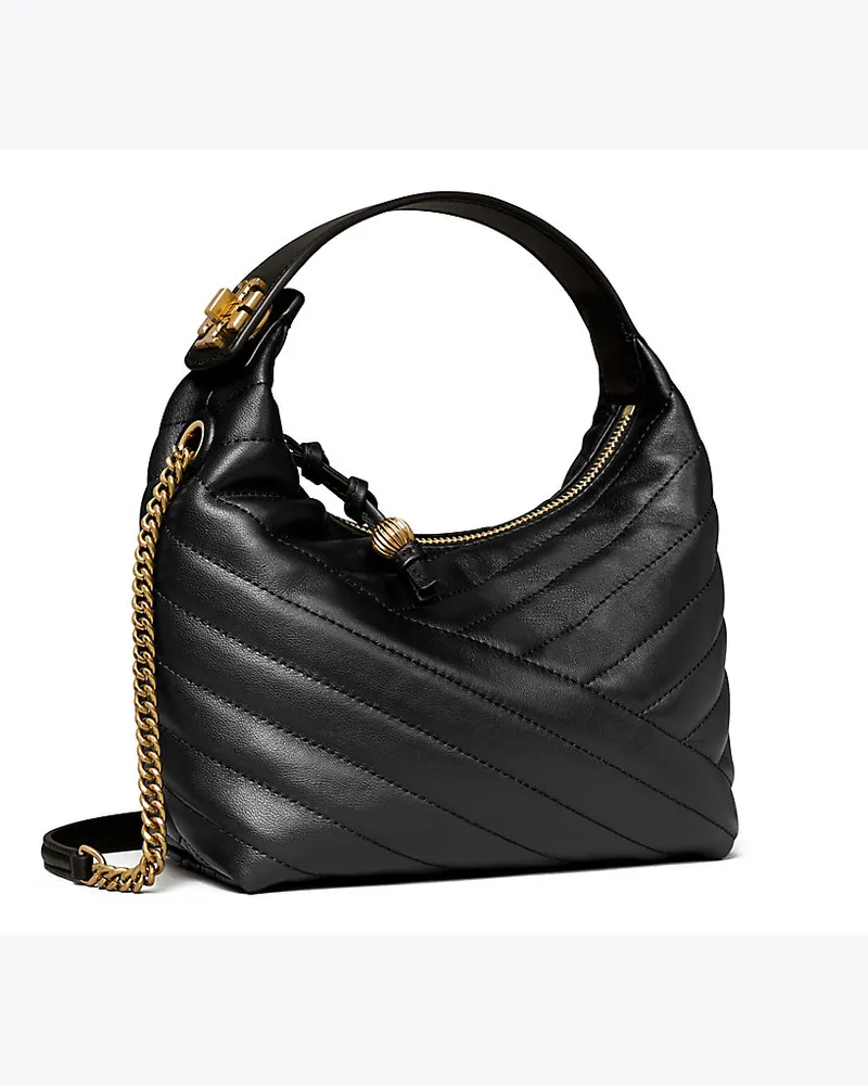 Tory Burch Sichelförmige Kira Tasche Mit Chevron-Steppung 