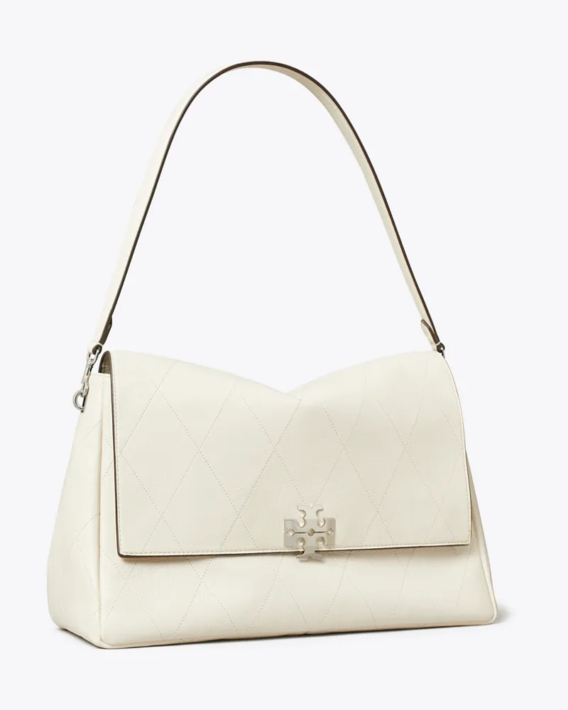 Tory Burch Große gesteppte Charlie Schultertasche Light