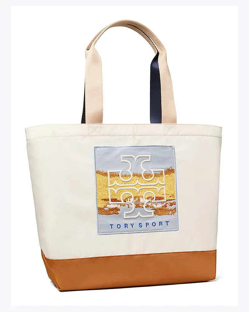Tory Sport Große Tote Bag Mit Aufnäher Für Jeden Tag 