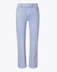 Tory Burch Kick Flare Denim Jean Ice