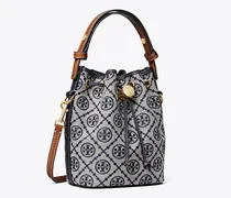 Damen Mini Bucket Bag mit T-Monogramm