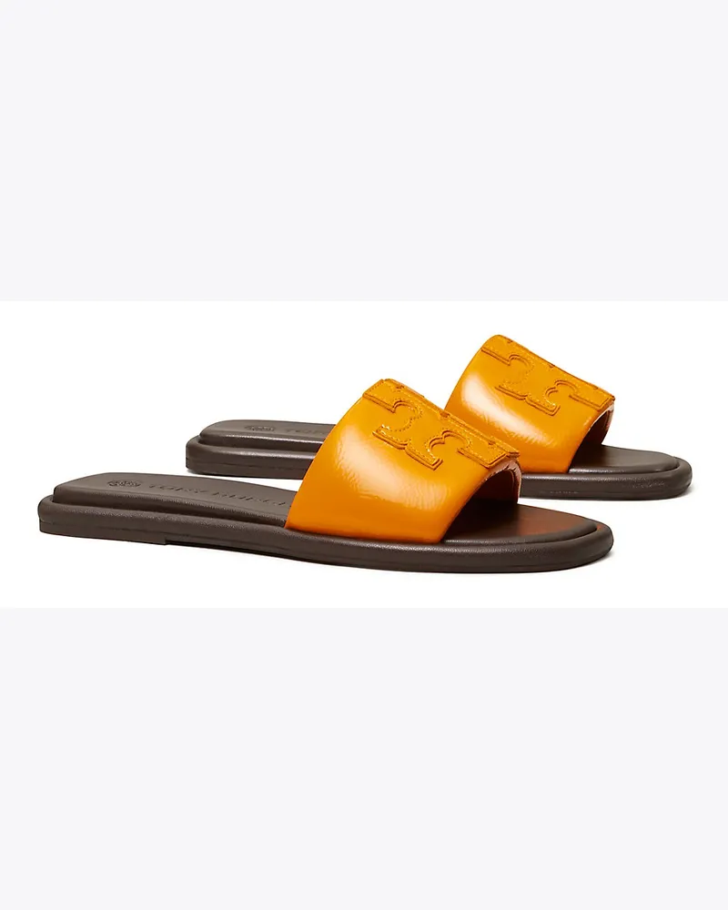 Tory Burch Sportslide Mit Doppel-T Orange