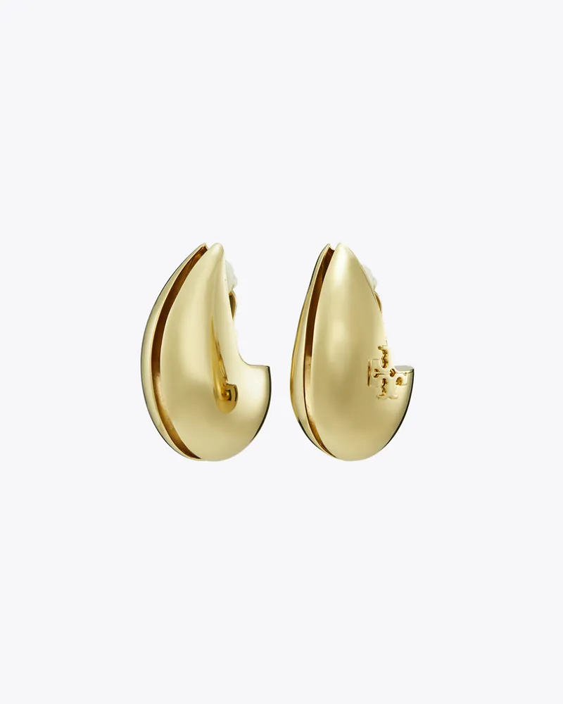 Tory Burch Damen Wave Ohrring Light