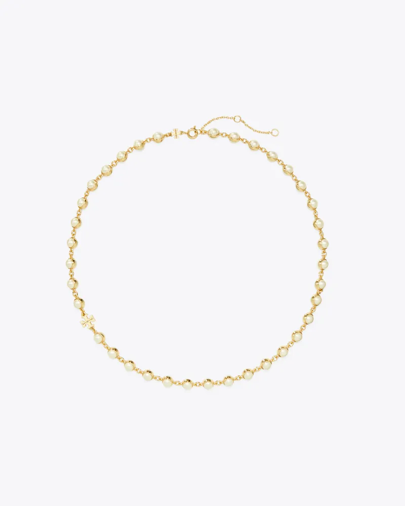 Tory Burch Moondance Pearl Necklace Light