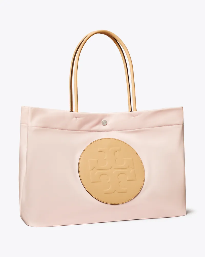 Tory Burch Damen Ella Tote Bag mit Twist-Effekt Rose