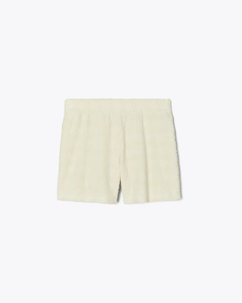 Tory Burch Damen Shorts aus Jacquard-Frottee mit Logo New