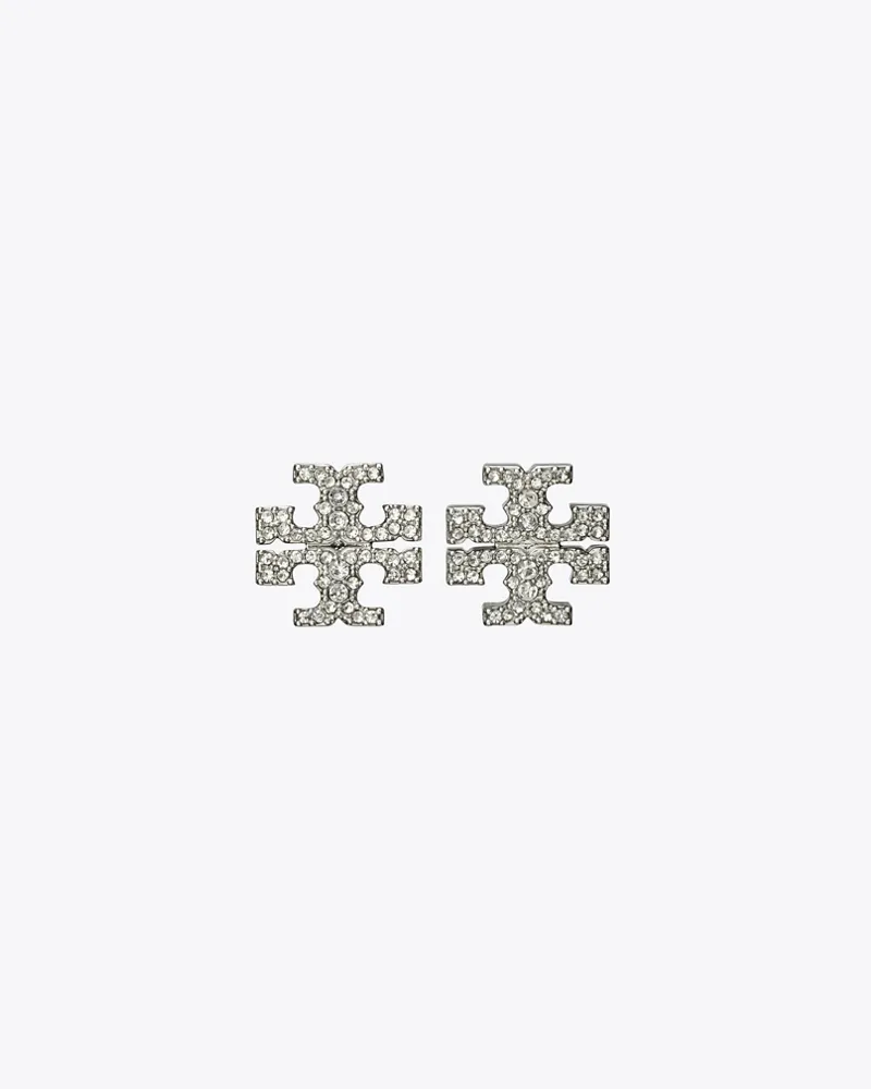 Tory Burch Icon Pavé Stud Earrings Tory