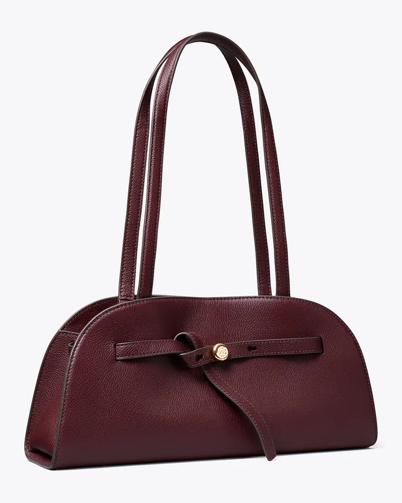 Tory Burch Romy Bauletto im Querformat Dark