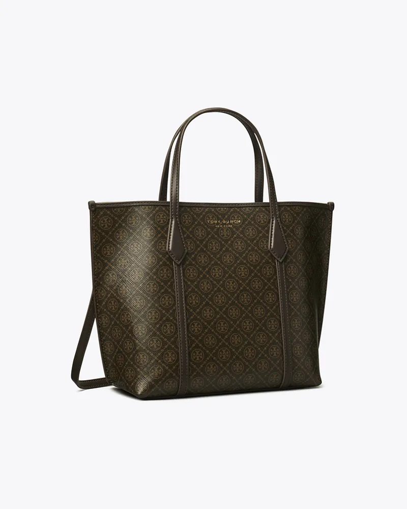 Tory Burch Damen Kleine Perry Tote Bag aus beschichtetem Canvas French