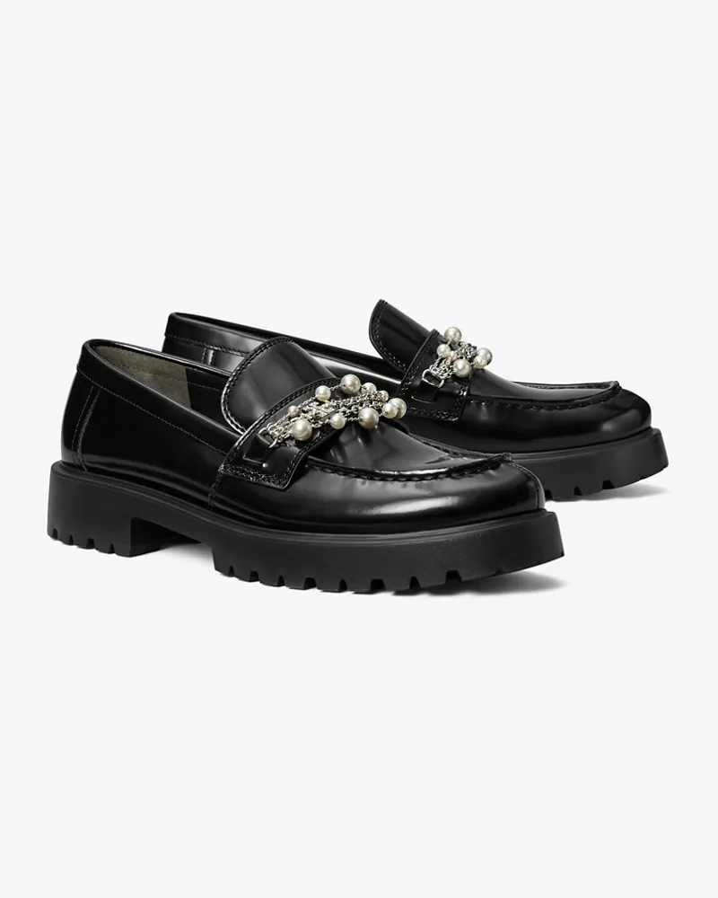 Tory Burch Damen Embellished Classic Lug Loafer Perfect