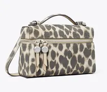 Damen Schlanke Romy Handtasche aus Wildleder mit Tragegriff oben