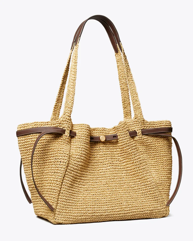 Tory Burch Damen Romy Woven Tote Natural