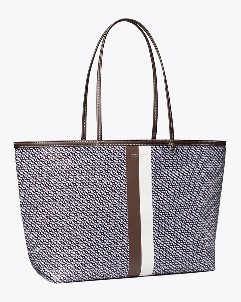 Tory Burch Damen Racer Tote Blue