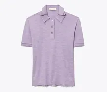 Damen Oversize-Poloshirt aus Seide