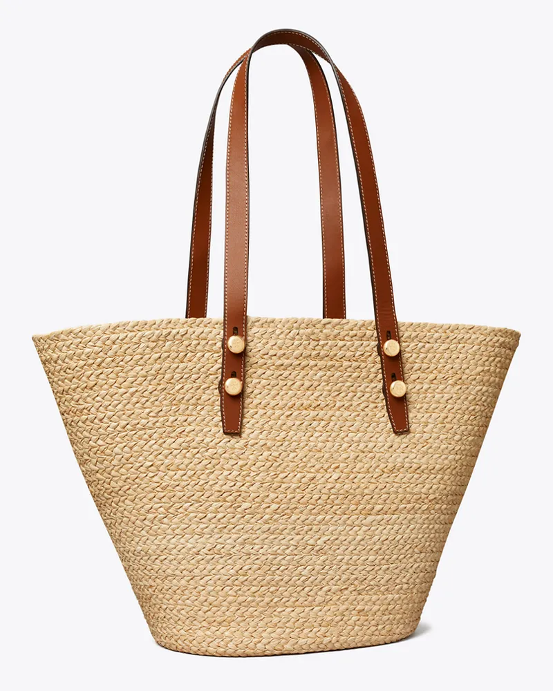 Tory Burch Große Romy Basket Tote Bag Natural