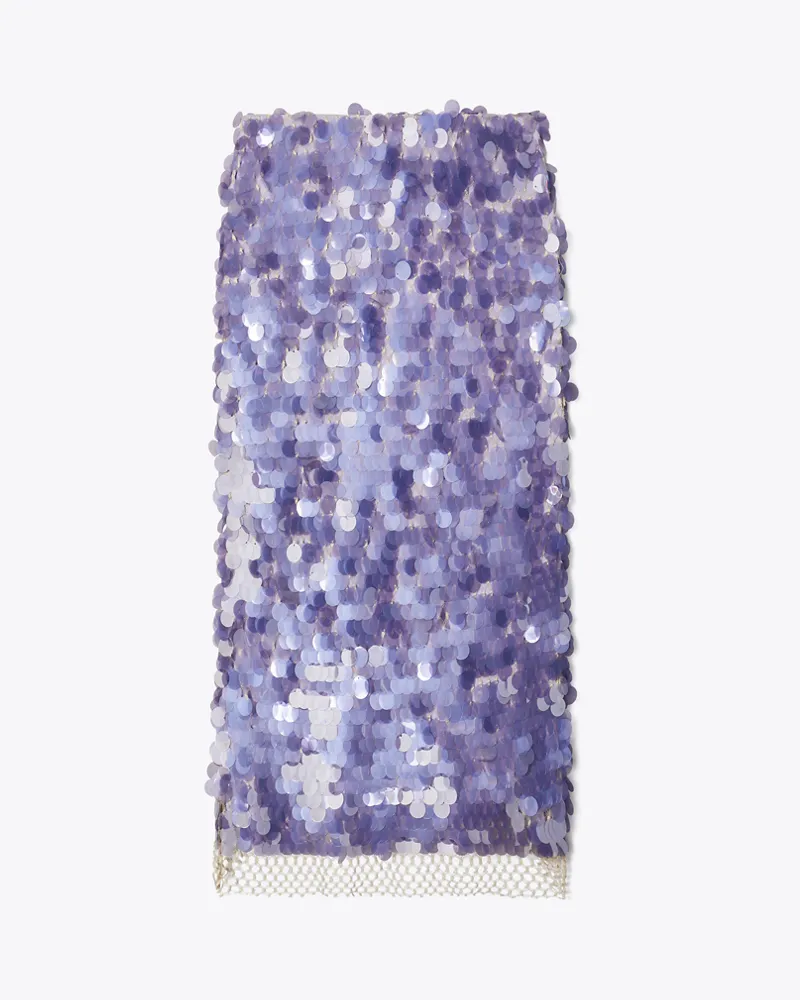 Tory Burch Damen Paillettenrock Heirloom