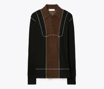 Damen Colorblock-Pullover aus Wolle