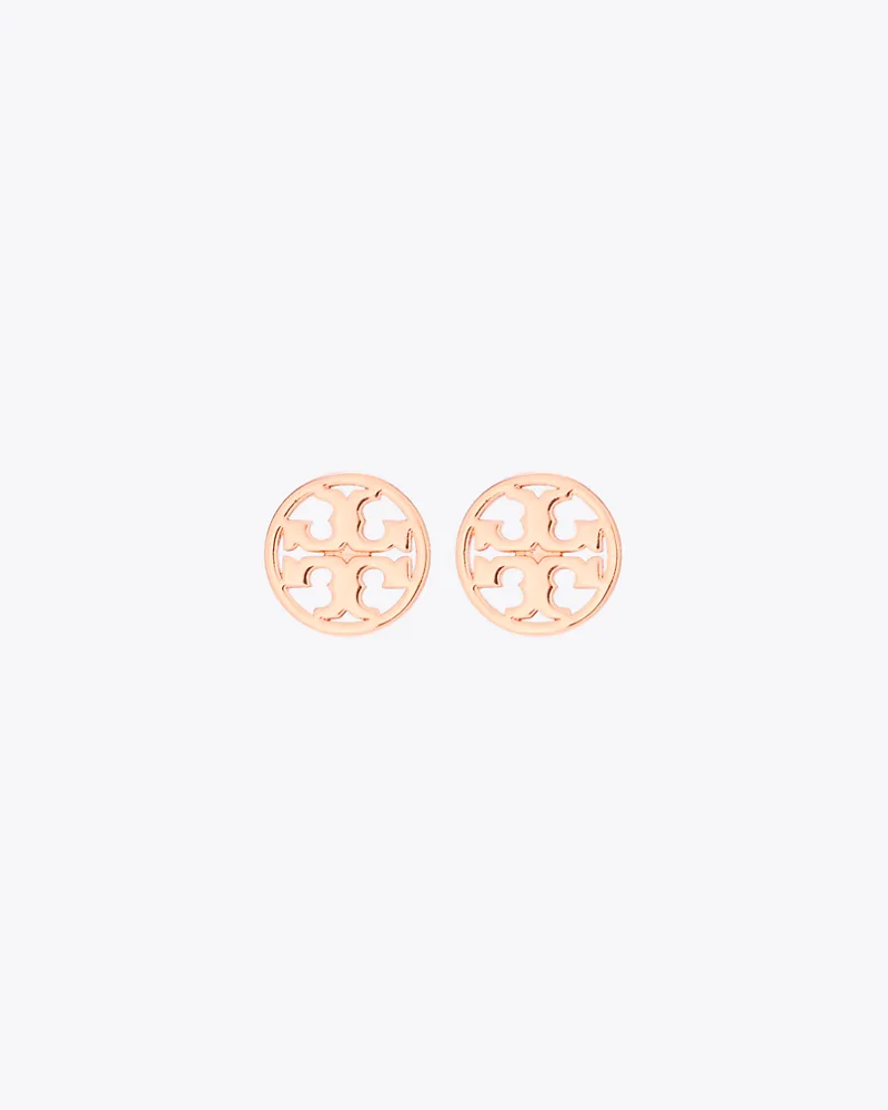 Tory Burch Damen Miller Ohrstecker in Pink Rose