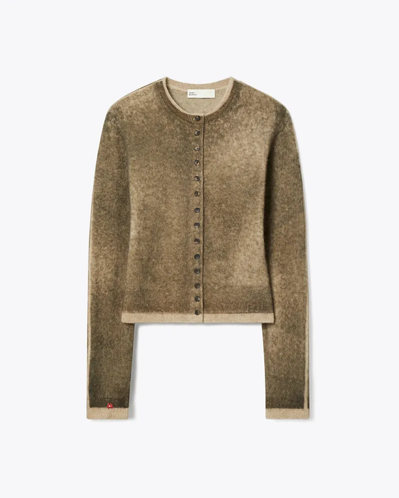 Tory Burch Damen Wollcardigan Sand