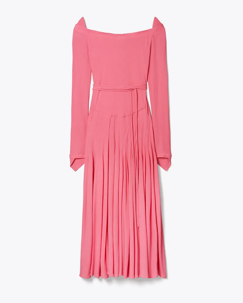 Tory Burch Damen Viscose Jersey Dress Peony