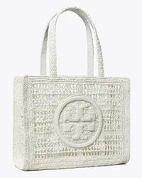 Tory Burch Small Ella Hand-Crocheted Tote White