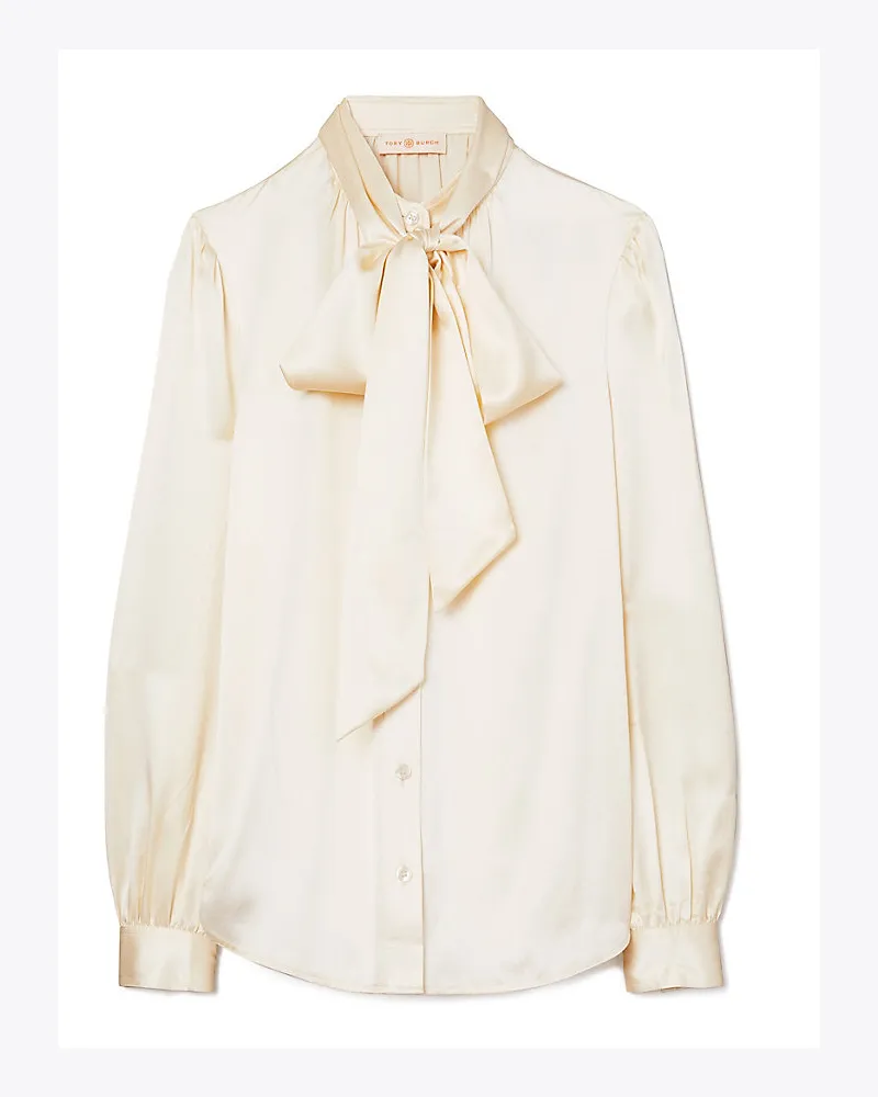 Tory Burch Schluppenbluse Aus Satin New