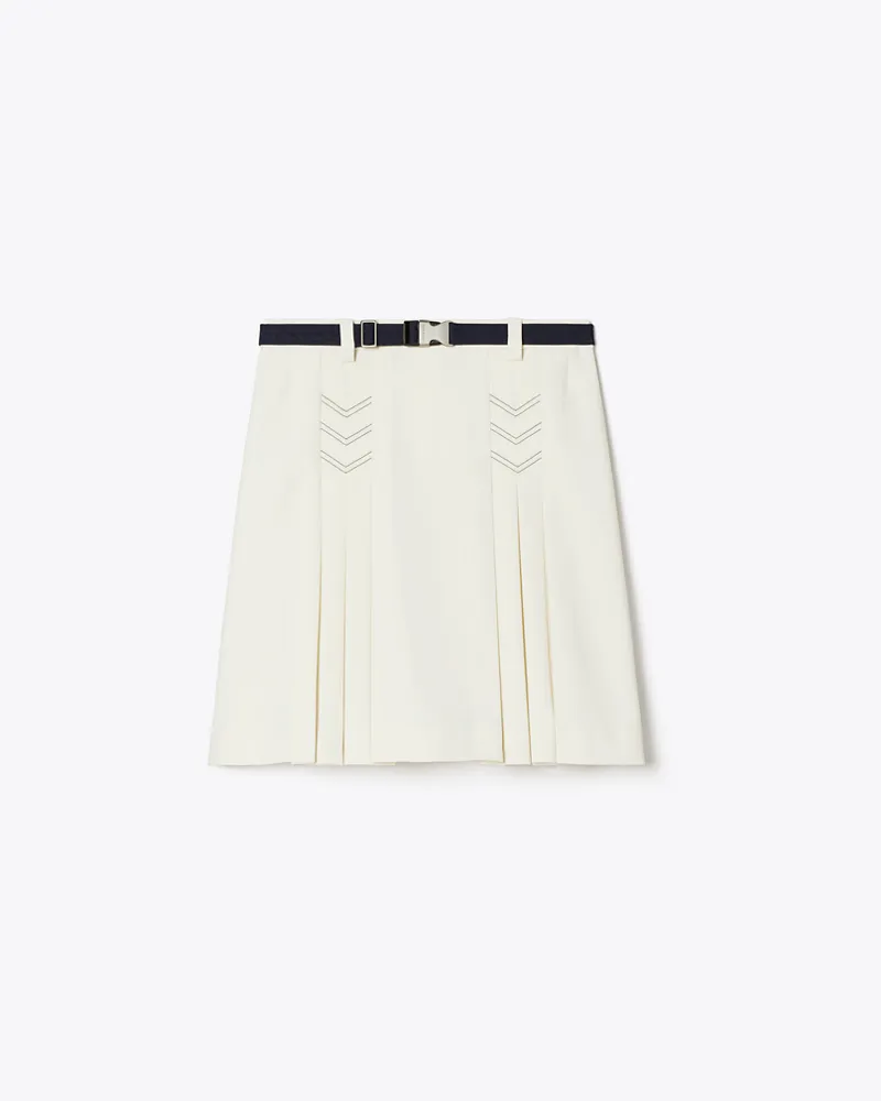 Tory Burch Golfrock mit Stretchanteil und Falten New