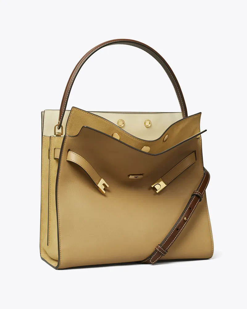 Tory Burch Damen Lee Radziwill Double Bag Ginger