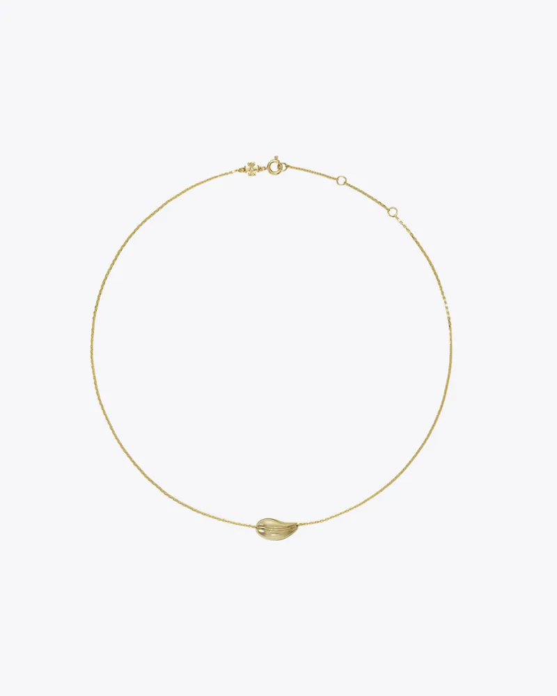 Tory Burch Damen Kleiner Wave Anhänger Light