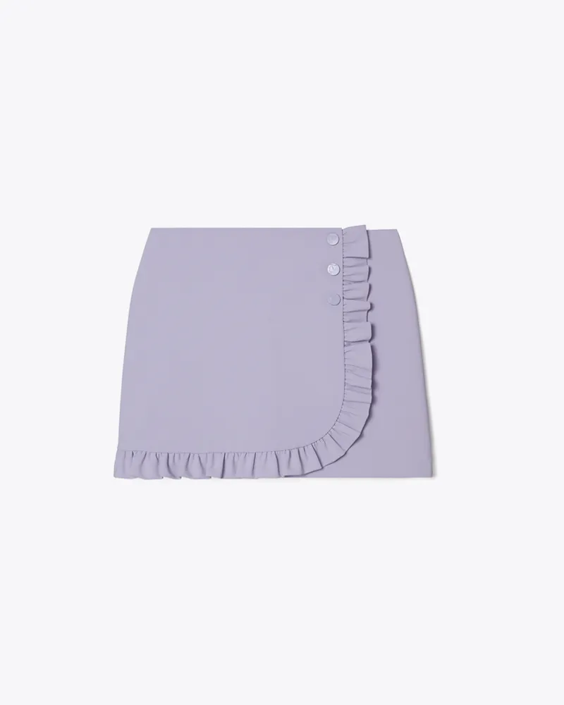 Tory Burch Damen Ruffle Stretch Golf Skirt Lilac