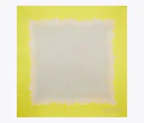 Damen Quadratisches Seidentuch mit Batikmuster