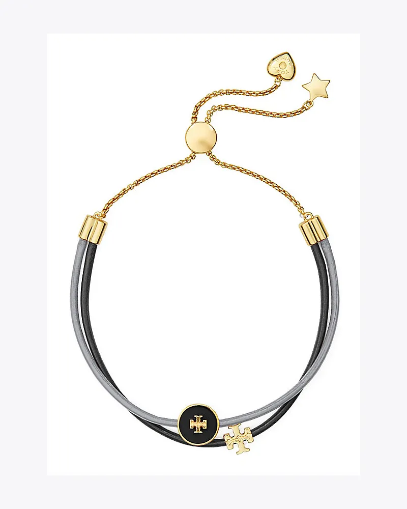 Tory Burch Kira Armband Mit Emaille Und Schiebeverschluss 