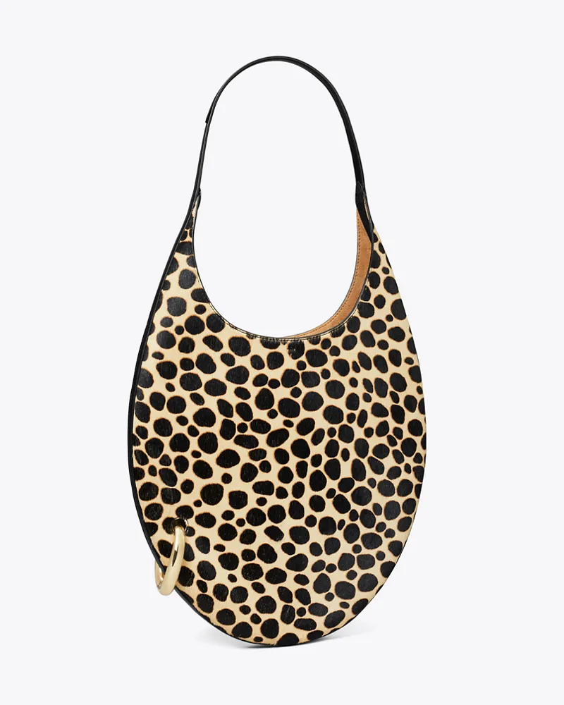 Tory Burch Damen Pierced Calf Hair Handbag Multi