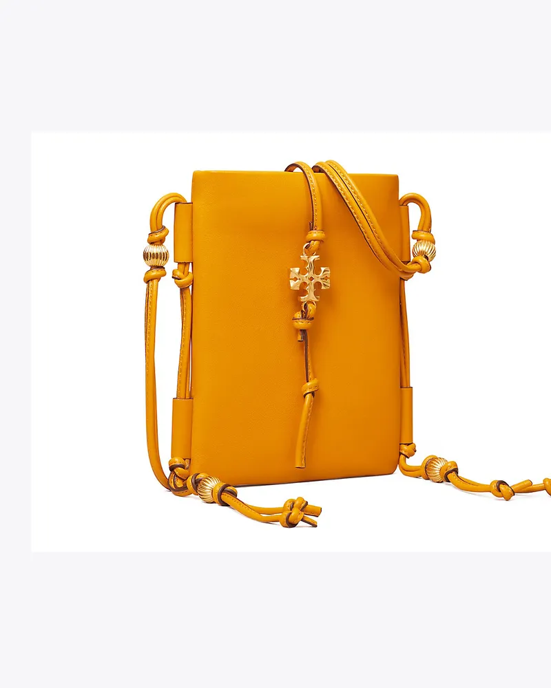 Tory Burch Weiche Smartphonetasche Mit Perlenbesetztem Trageriemen 