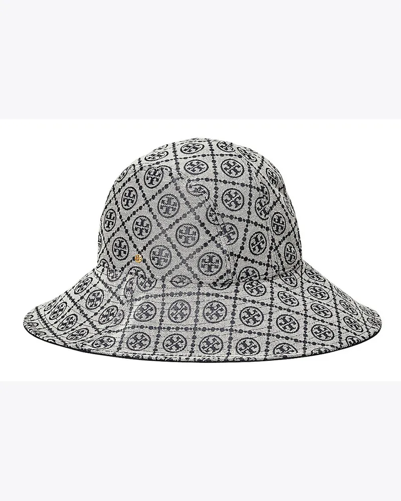 Tory Burch Wendbarer Fischerhut Aus Jacquard Mit T-Monogramm Navy