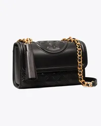 Tory Burch Small Fleming Convertible Shoulder Bag Black