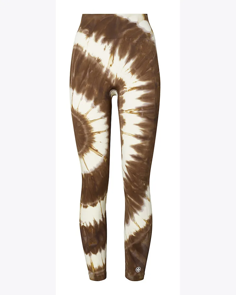 Tory Sport Nahtlose 7/8-Leggings Mit Hohem Bund Und Batikmuster Afterglow