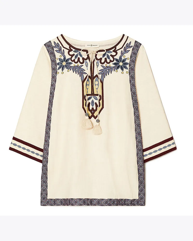 Tory Burch Bestickte Tunika French