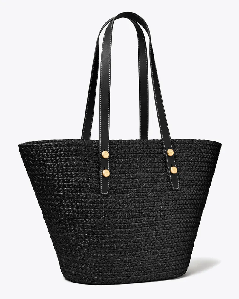 Tory Burch Große Romy Basket Tote Bag Black