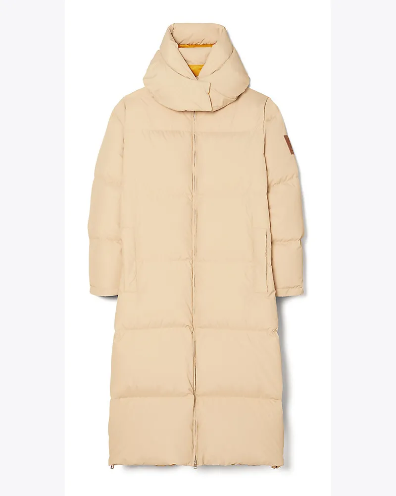 Tory Sport Daunenmantel Mit Kapuze Khaki