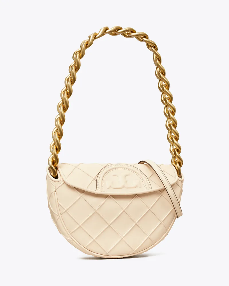 Tory Burch Damen Mini Fleming Soft Crescent Bag New