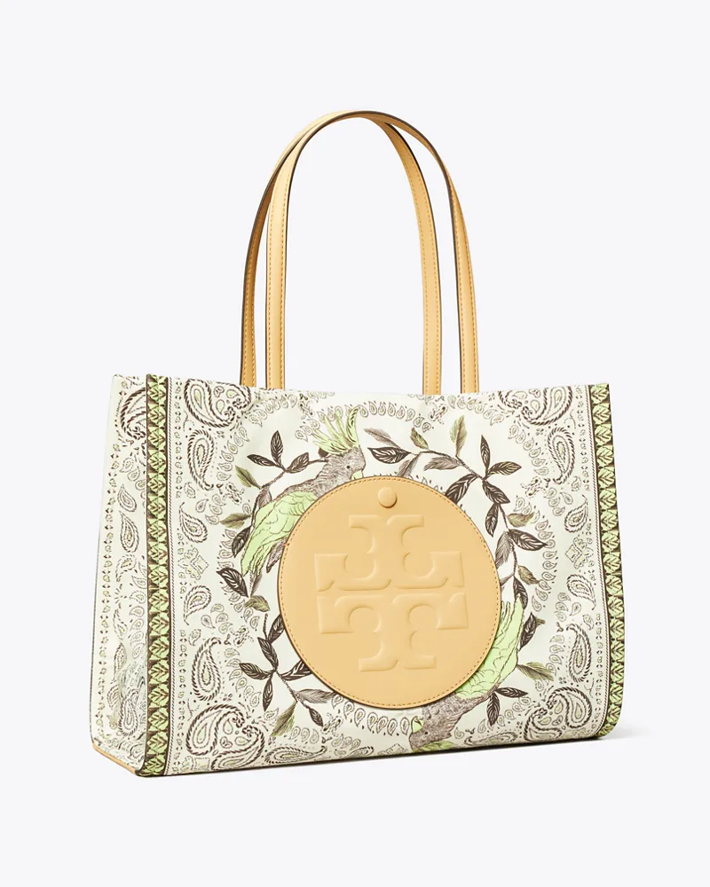 Tory Burch Damen Kleine, bedruckte Ella Tote Bag Mint