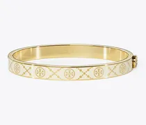 Damen Icon Scharnierarmreif mit T-Monogramm