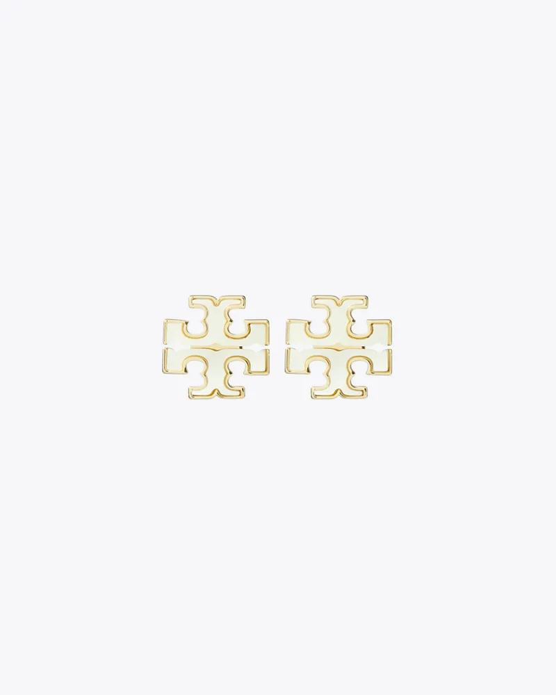 Tory Burch Damen Kira Mother of Pearl Stud Earrings Tory