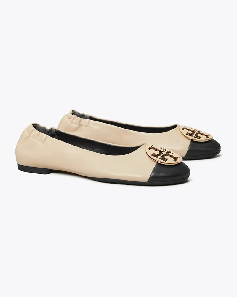 Tory Burch Damen Claire Ballerina mit Zehenkappe Black