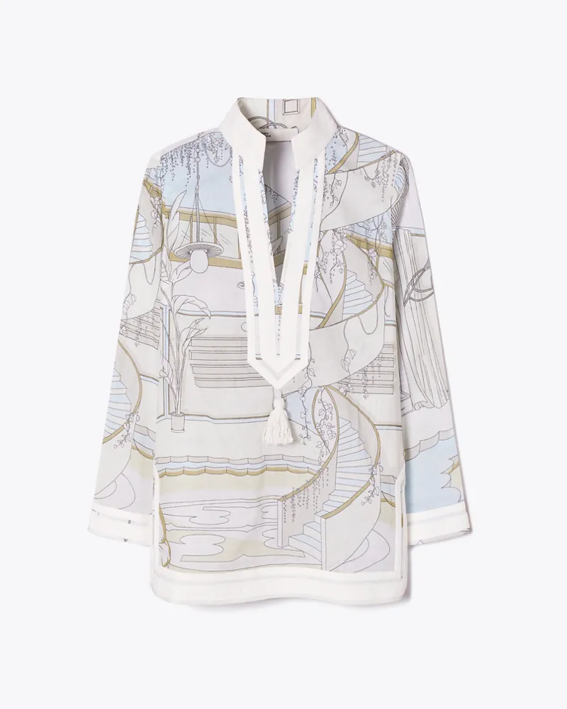 Tory Burch Damen Bedruckte Tory Tunika The