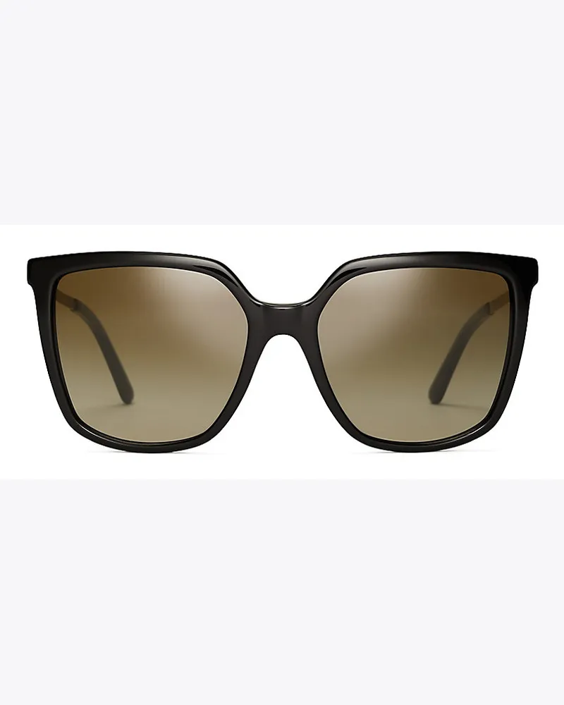 Tory Burch Miller Square Sunglasses Black